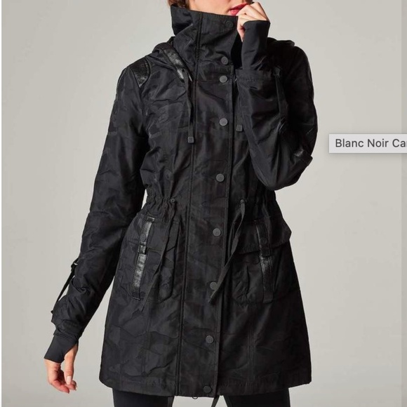 blanc noir Jackets & Blazers - Blanc Noir CAMO ANORAK Black Camo